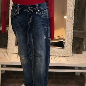 Rock Revival Sz 29 waist 32” inseam Bootcut Jeans